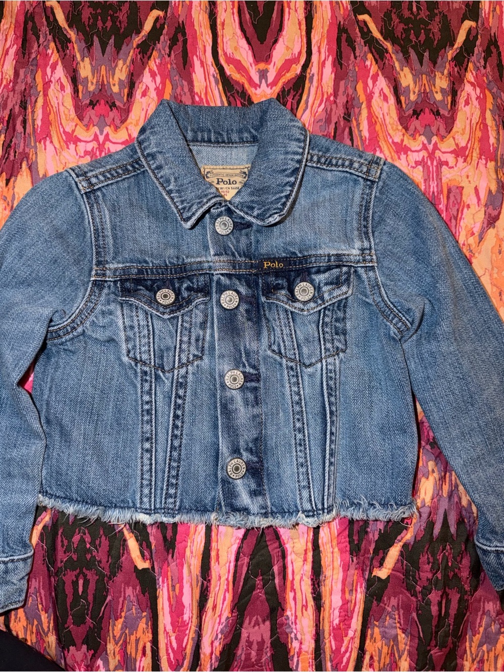 Polo by Ralph Lauren Light Blue Denim Jean Jacket for Kids